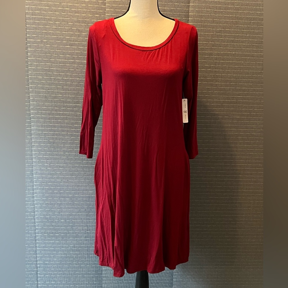 Thyme & Honey Long Sleeve Scoopneck Dress
